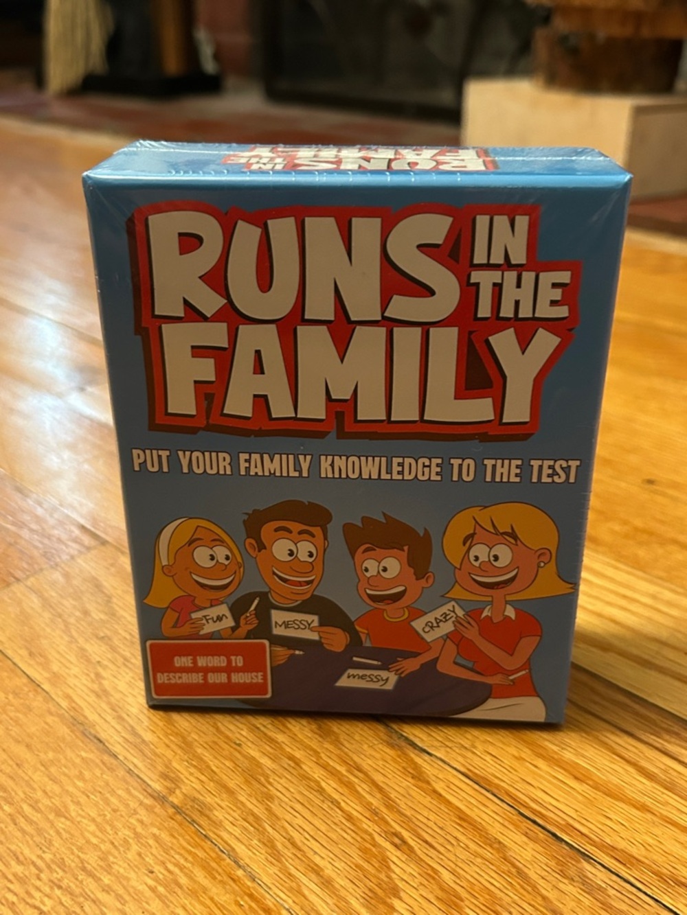 Runs in the Family Family Party Game - Blue